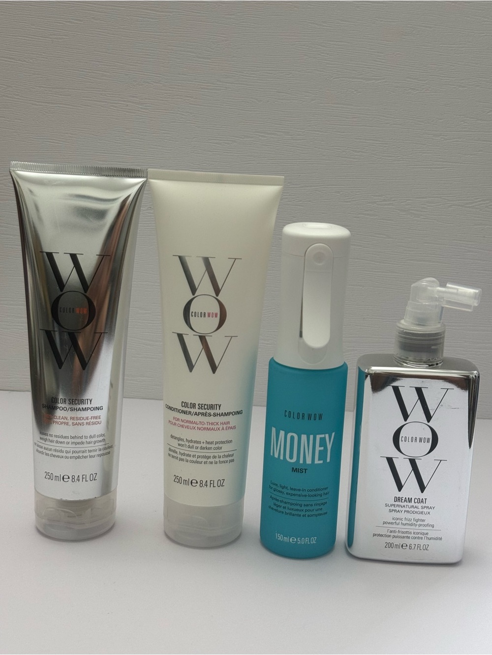 Color Wow Smooth Hair Bundle Dream Coat Money Masque Shampoo & Conditioner